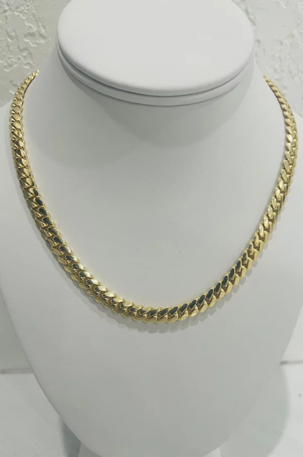 Solid Cuban link 24'' 6mm